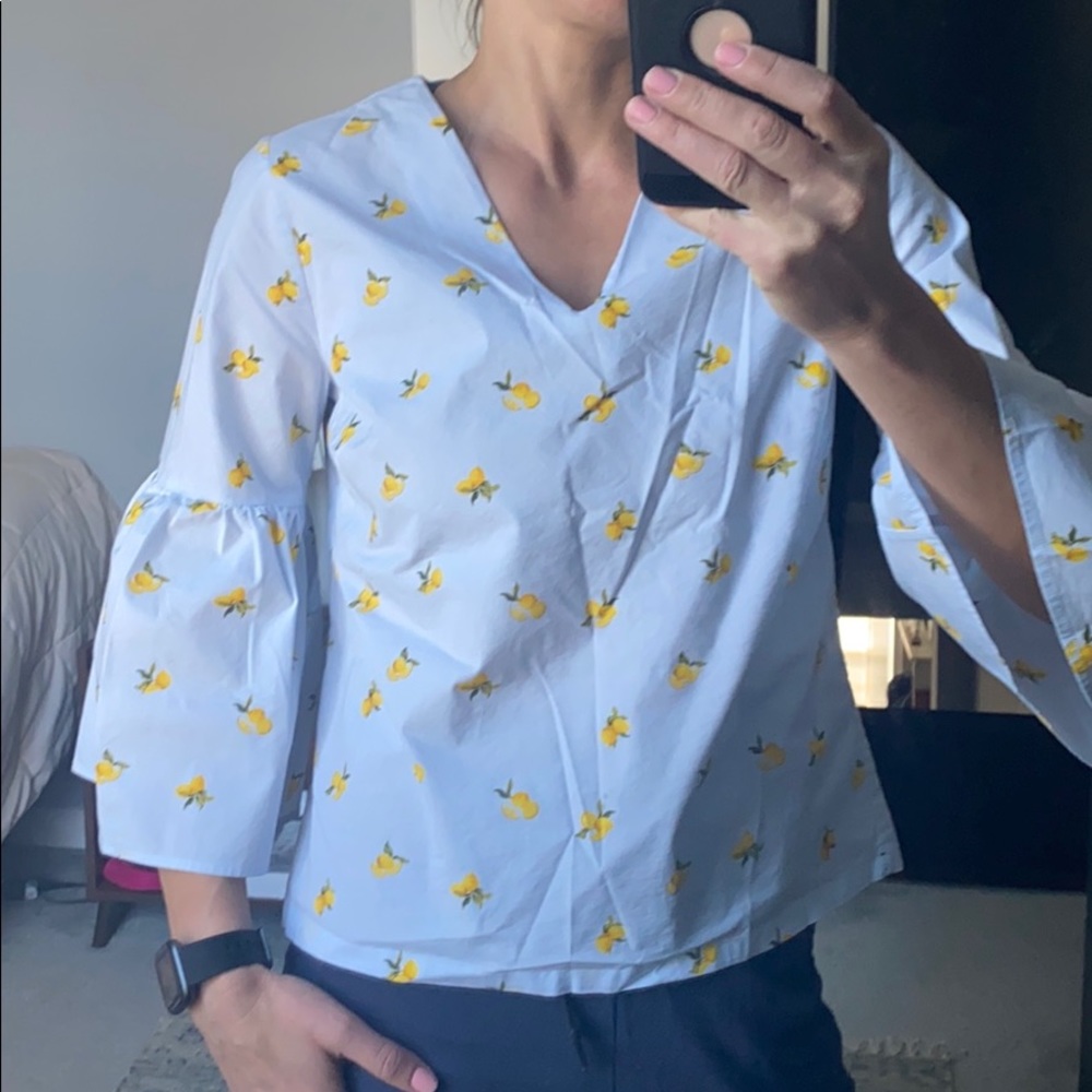 Balloon sleeves blouse from Banana Republic